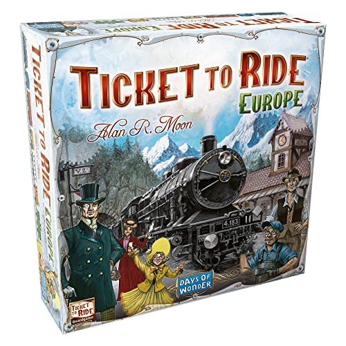 Asmodee Ticket to Ride Europe Board Game Family Strategy...