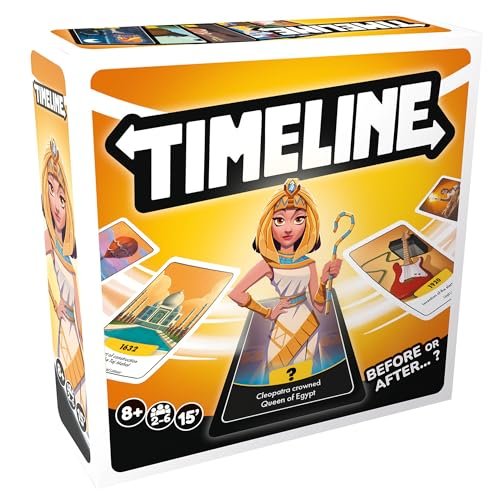 Asmodee Timeline Card Game (2025 Refresh) - Place Events...