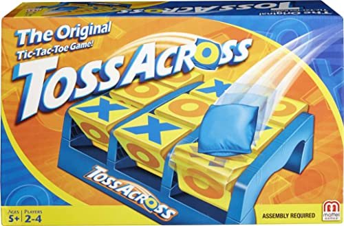 Mattel Games Toss Across Game, Beanbag Tic Tac Toe