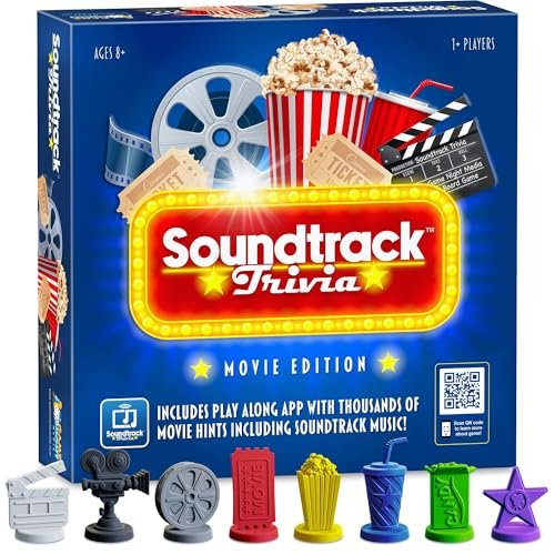 Soundtrack Trivia Movie Trivia Game for Adults with Music...