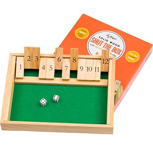 Regal Games Shut The Box - Fun Math Dice Game