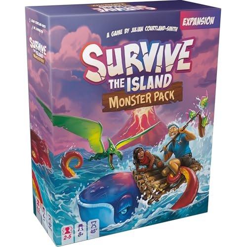 Asmodee Survive The Island Monster Pack Board Game Expansion