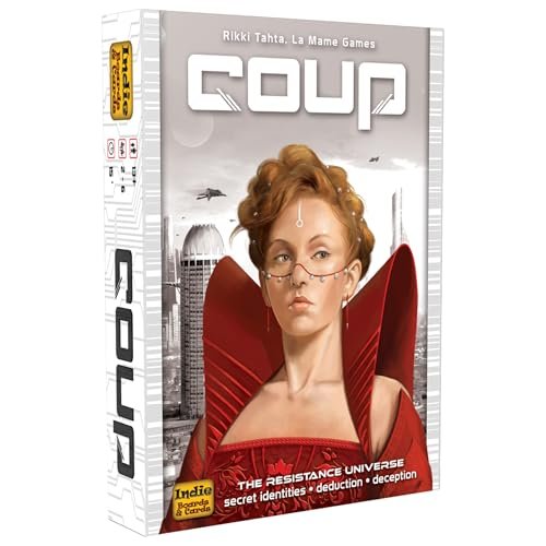 Coup Card Game by Indie Boards & Cards, Social Deduction