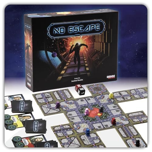 No Escape Board Game - Strategy Board Space Sabotage Traitor