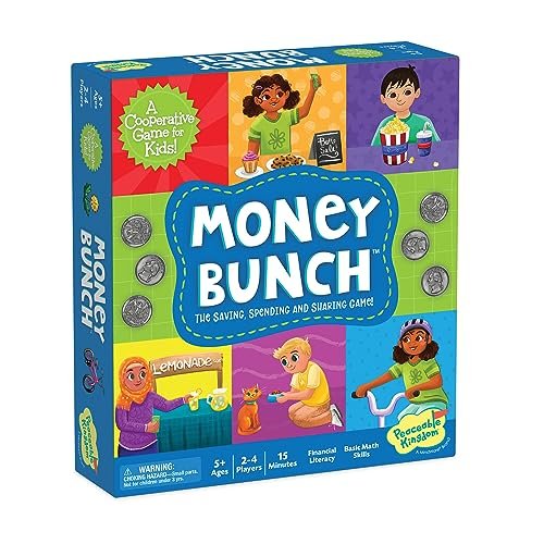 Peaceable Kingdom Money Bunch Game - Cooperative Board Game