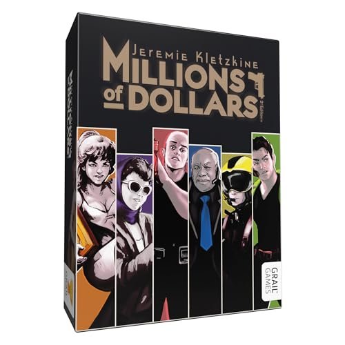 Grail Games Millions of Dollars (2nd Edition) Bluffing Game