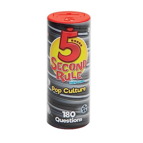 5 Second Rule Game Pop Culture Edition Family Card Game