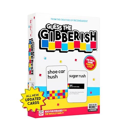 Guess The Gibberish Card Game for Families from Incohearent
