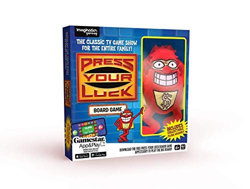 Press Your Luck Card Game with Whammy Plush Toy