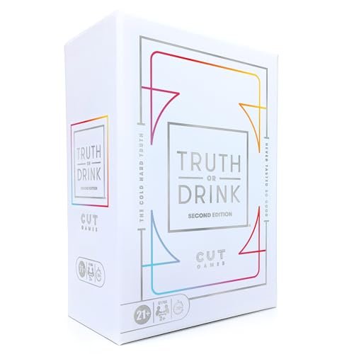 Truth or Drink Party Game by Cut 410 Questions 21+