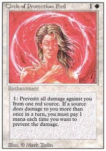 Magic: the Gathering - Circle of Protection: Red Revised
