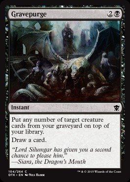 Magic The Gathering - Gravepurge (104/264) - Dragons of...