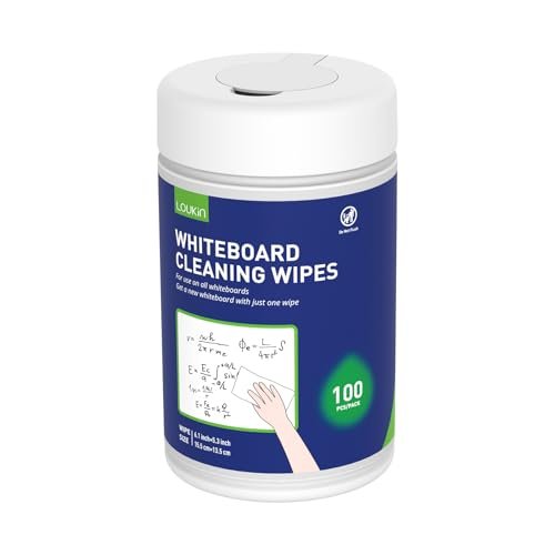 Loukin Whiteboard Cleaning Wipes, Dry Erase Board Non-Toxic...