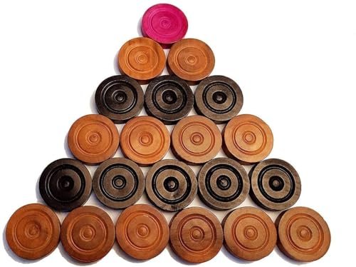 IBLAY Carrom Board Coins and Striker Professional Solid...