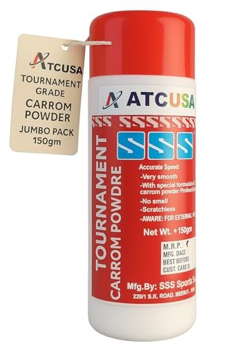 Tournament Carrom Powder 150 gm | Professional Extra Smooth