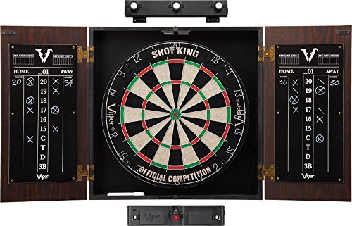 Viper Stadium Cabinet & Shot King Sisal/Bristle Dartboard...