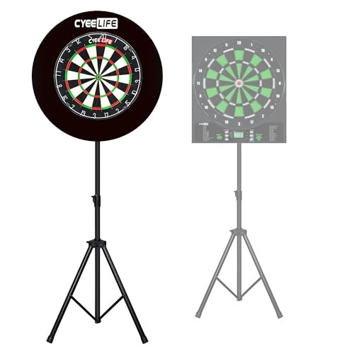 CyeeLife Dartboard Stand, Professional Portable Tripod...
