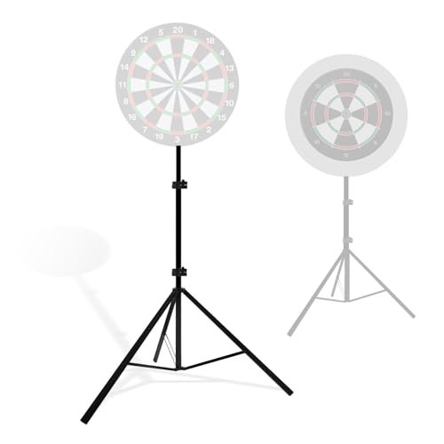 Heavy Duty Dartboard Stand with Tripod Base, Portable &...