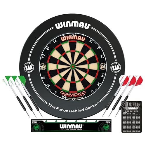Winmau Diamond Plus Dartboard Surround Set - Professional...