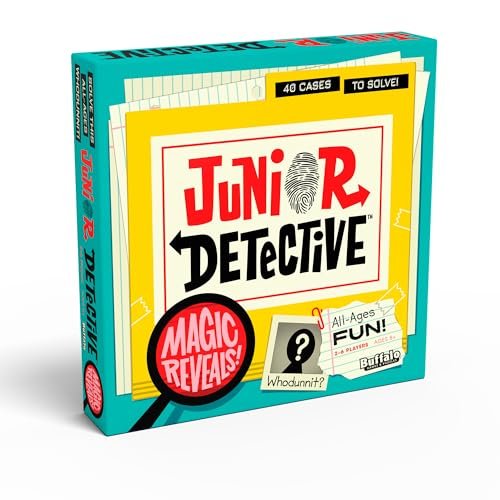 Junior Detective Game by Buffalo Games, Board Game Kids 6-10