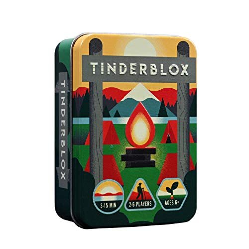 Tinderblox Board Game by Alley Cat Games Dexterity Stacking