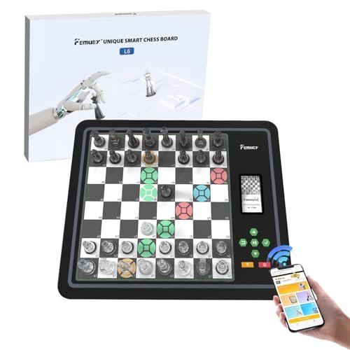 AI Adaptive Electronic Chess Set Game and App Smart Board