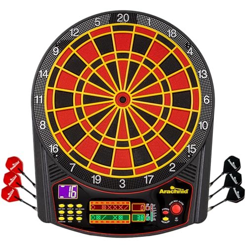 Arachnid CricketPro 450 Electronic Dartboard – 15.5” 31...