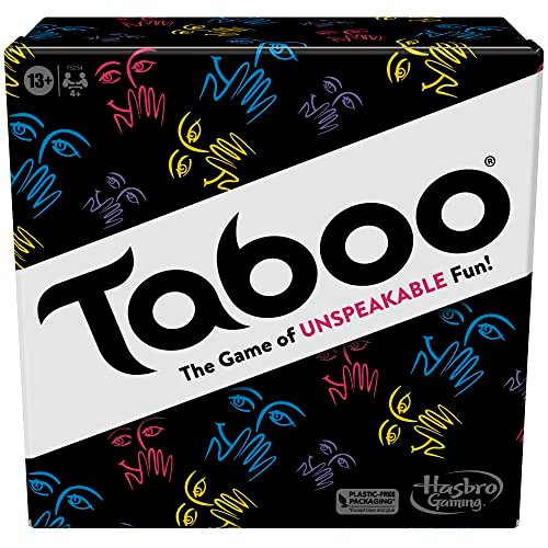 Hasbro Gaming Taboo Classic Game, Party Word Guessing Game