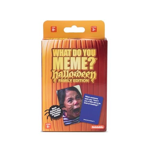 What Do You Meme? Halloween Family Edition Kids Party Game