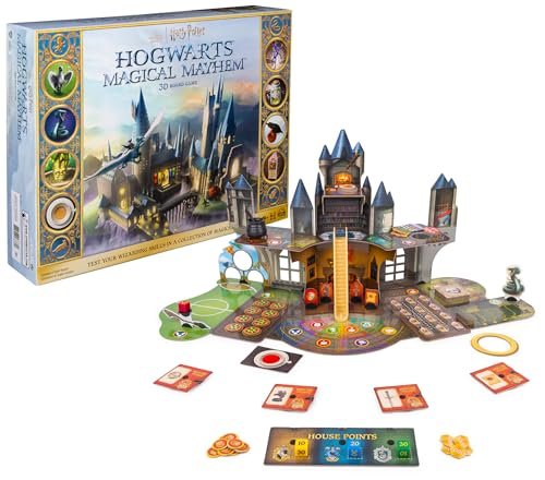 Wizarding World Hogwarts Magical Mayhem 3D Board Game