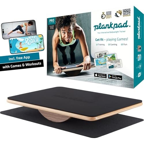 Plankpad PRO Get fit Playing Games & Fitness Board