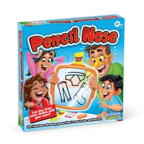 Pencil Nose Board Games for Family Night Drawing Game