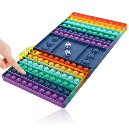 Pop Games Sensory Fidget Toy, Pop Board Math Kids Game