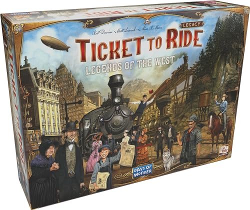 Asmodee Ticket to Ride Legacy: Legends of The West Board