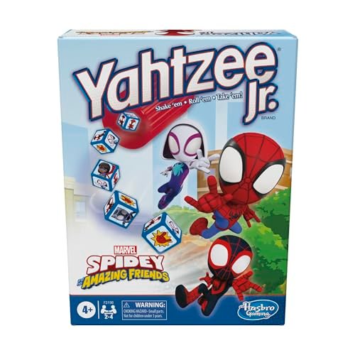 Hasbro Gaming Spidey and His Amazing Friends Yahtzee Jr.