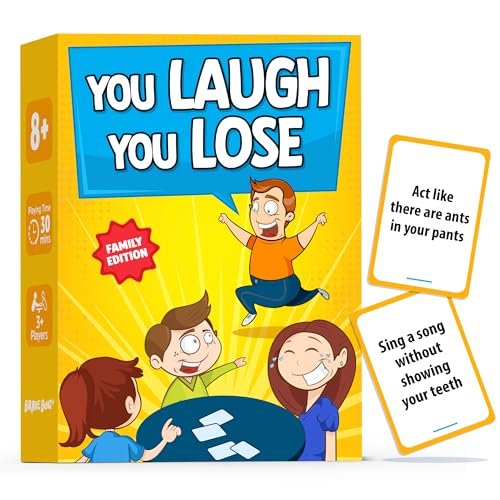 BRAVEBUG You Laugh You Lose Game - Kids Party Game