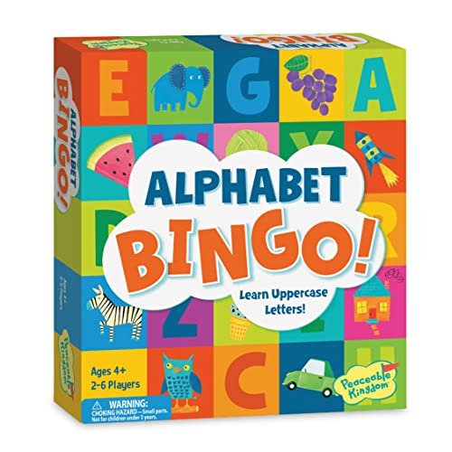 Peaceable Kingdom Alphabet Bingo! Letter Learning...