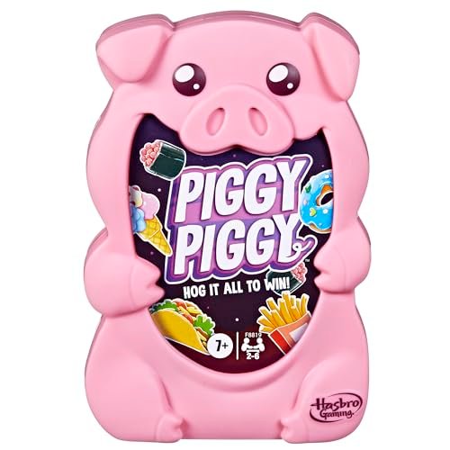 Hasbro Gaming Piggy Piggy Card Game | Quick Family Game