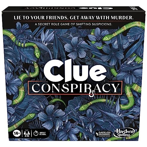 Hasbro Gaming Clue Conspiracy Board Game for Secret Roles