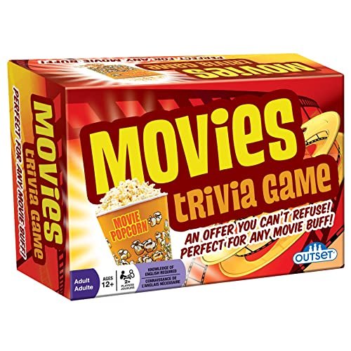Outset Media Movies Trivia Game - Party Game & Family