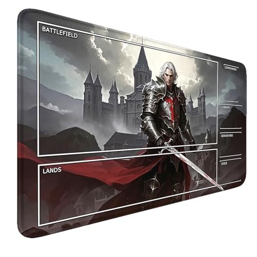 MTG Playmat- Stitched Edges Forest TCG Playmat-Non-Slip...