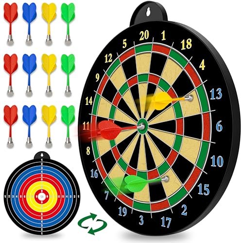 Dart Board - 12pcs Magnetic Darts - Indoor Kids Game